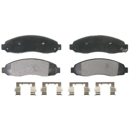 Wagner Brakes Semi-Met Disc Pad Set, Zx962 ZX962